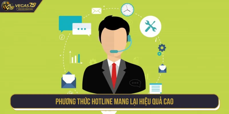 Hình thức liên hệ hotline được ưu tiên nhờ phản hồi nhanh